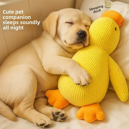 1/3PCS Calming Duck Squeaky Plush Toy Luxury Sleep Aid