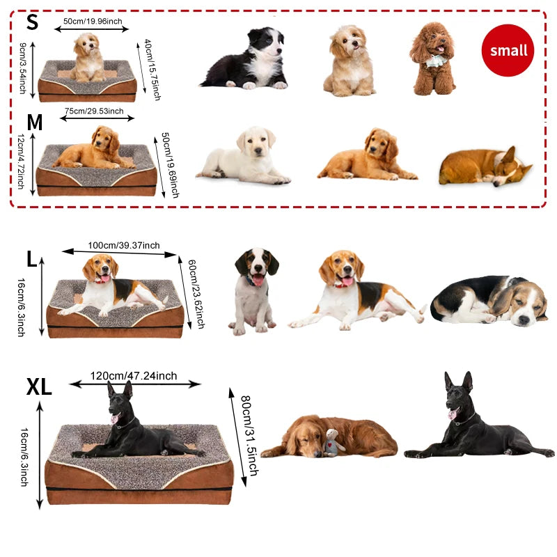 oversized pet bed