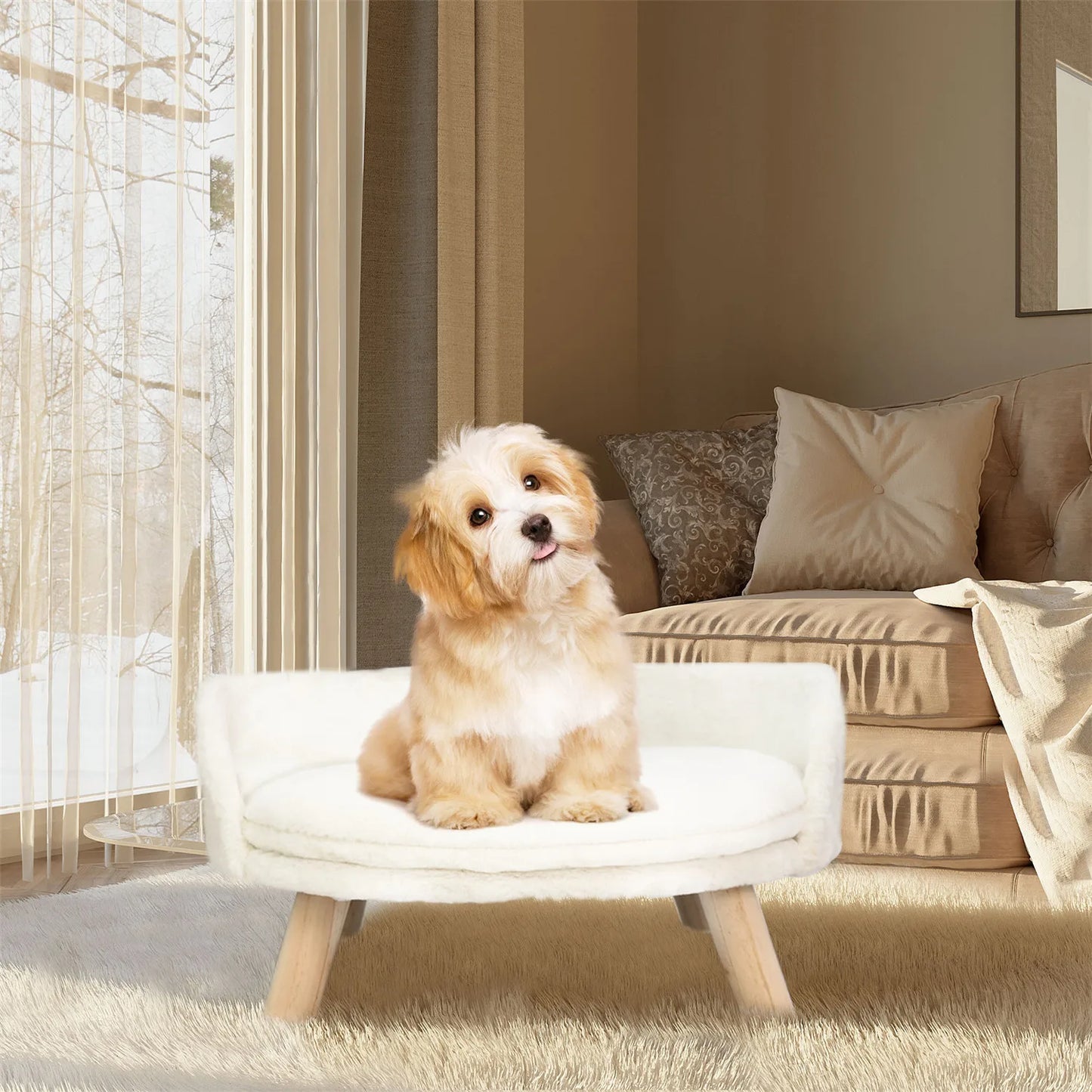 Pet Sofa Bed Raised Chair