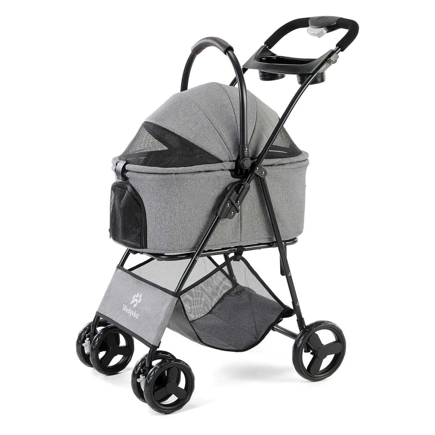 3 in 1 Pet Stroller with Removable Carrier,