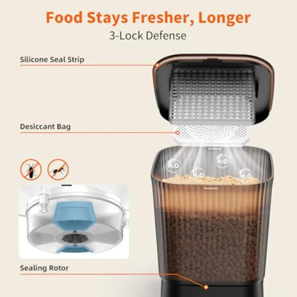 Automatic Feeder, 5G WiFi  Food Dispenser