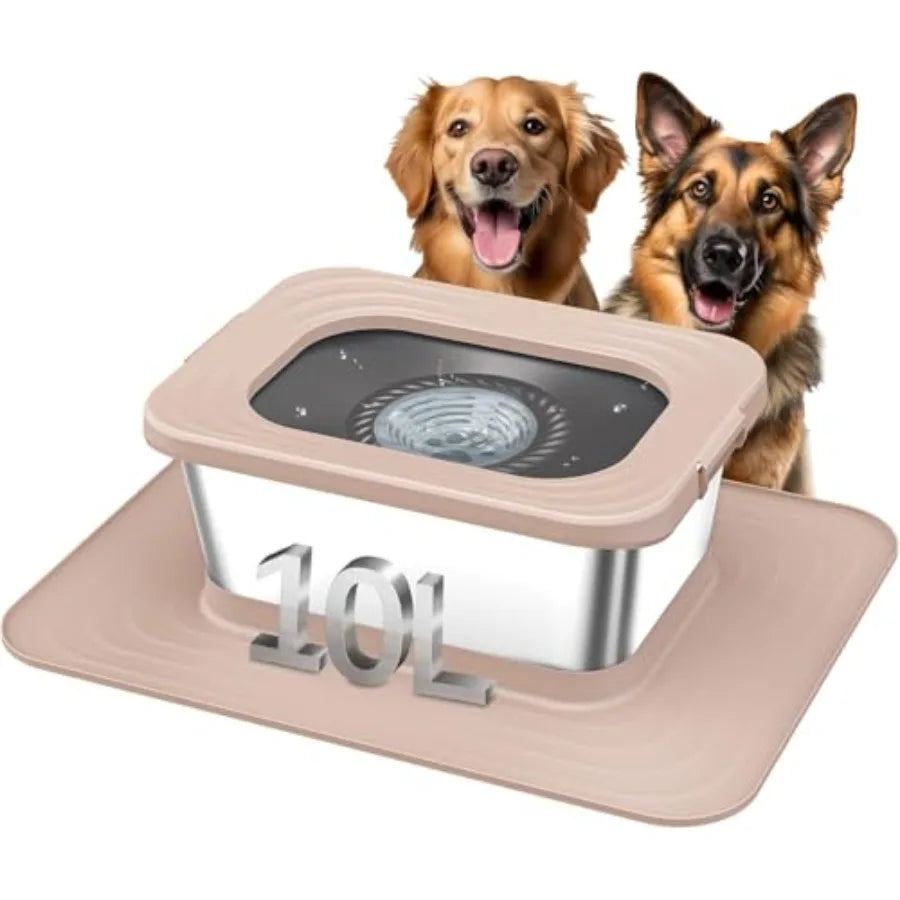 No Spill Anti-Splash Bowls with XXL Silicone Mat,