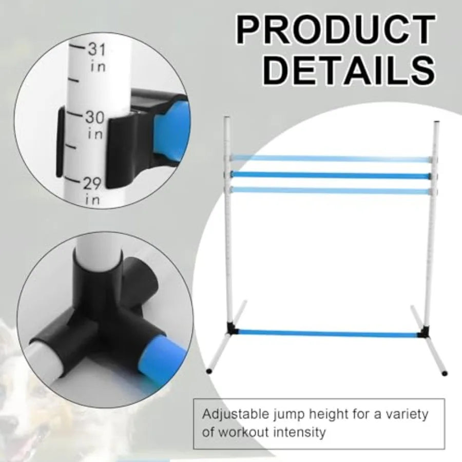 6 Pcs Dog Agility Training Equipment