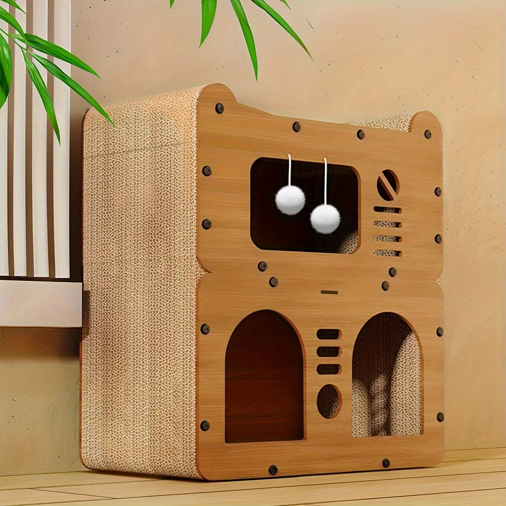 Cat House for Indoor & Outdoor Use