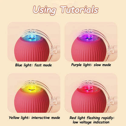 2Pcs Cat Interactive Automatic Rolling Ball