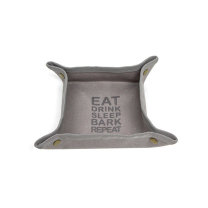 Foldable Canvas Easy To Clean Pet Portable Food Bowl