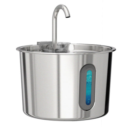 Pet Cat Stainless Steel Automatic Water Dispenser