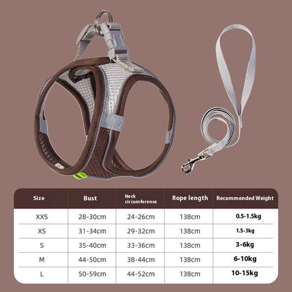 Pet Dog Vest Type Leash Reflective Harness