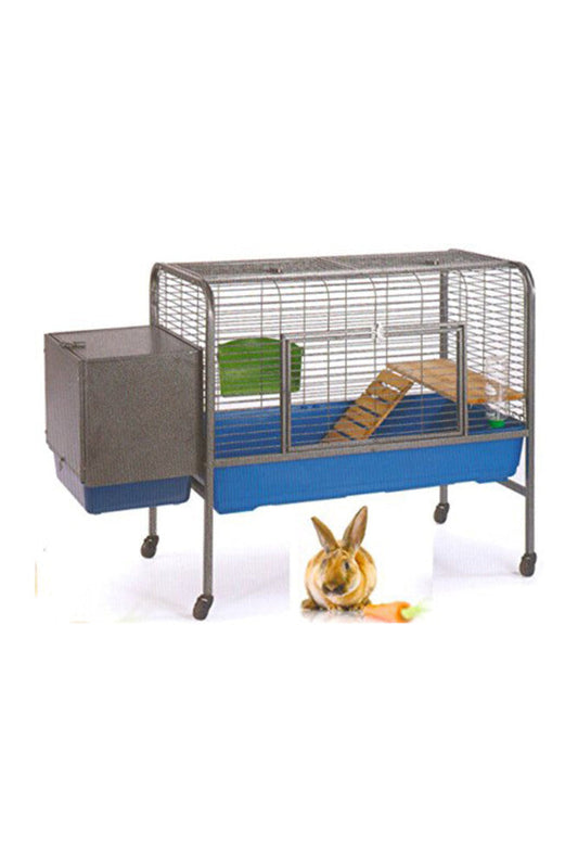 EuroGold Rabbit Cage with Stand and Nesting Box 132x57x90 cm